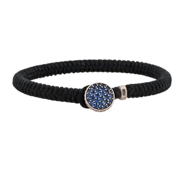 David Yurman Other - DAVID YURMAN SAPPHIRE & NYLON STERLING SILVER 925 STREAMLINE WOVEN BRACELET